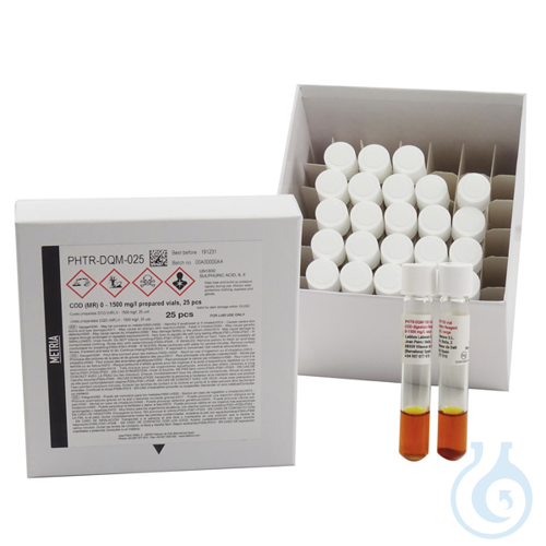 COD (LR) 0 - 150 mg/l prepared vials, 150 pcs