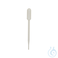 Pasteurpipette, nicht graduiert, Gesamtvolumen 8 ml, Gesamtlänge 157 mm, 20 Trop Einzeln verpackt...