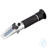 Refraktometer, tragbar, VOL 0-25 % (0,2 %), Baume 0-20 (0,2), Brix 0-40 % (0,2 % Analoges...