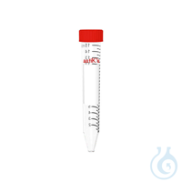 Zentrifugenröhrchen, graduiert, mit Schraubverschluss, 15 ml, PP, Premium Line,  Konischer Boden....