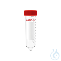 Zentrifugenröhrchen, graduiert, mit Schraubverschluss, 50 ml, PP, Premium Line,  Konischer Boden....