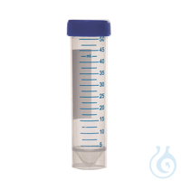 Zentrifugenröhrchen,graduiert,mit Schraubverschluss und Stehrand,50ml,PP,steril, Konischer Boden...