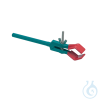 Stativklemme, universal, 2 Finger mit PVC-Polsterung, 220 mm, Premium Line Aluminiumlegierung,...