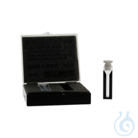 Halbmikroküvette mit Deckel aus PTFE, 10 mm LB OG, 2 St. Für flüchtige Proben. Erhältlich aus...