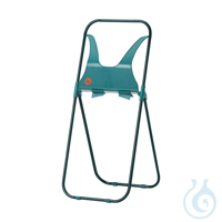Industrieller Papierrollenhalter Abrollständer aus lackiertem Stahl und ABS. Die obere...
