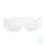 Brille für Besucher, transparent Aus kratzfestem Polycarbonat und mit Belüftungsschlitzen an den...