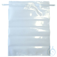 Probenbeutel, steril, groß, 6750 ml, 2 flache Drähte, 250 St. Einfach zu verschließende Beutel...