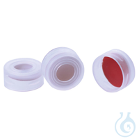 Verschlüsse für Probenröhrchen Snap-top, mit Silikon/PTFE-Septum, 100 St. Mit 11 mm Septum aus...