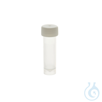 Probenröhrchen mit Stehrand, für den Probentransport, 5 ml, 100 St./Beutel Aus PP, mit weißem...