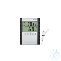 Thermohygrometer für den Innen-/Außenbereich, digital, HC-520, 1 St. Thermohygrometer zum...