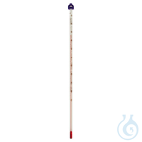 Thermometer, in Stabform, -50 +50 ºC, Länge 300 mm Stabthermometer, gefüllt mit farbiger...