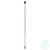 Thermometer, in Stabform, -50 +50 ºC, Länge 300 mm Stabthermometer, gefüllt mit farbiger...