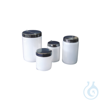 Probenbehälter, Weithals, mit Deckel und Dichtung, aseptisch, 500 ml, HDPE, 150 