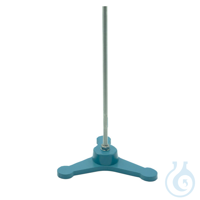 Stativdreifuß mit Stange 140 mm, Aluminiumstange 600 mm, Premium Line Massiver Stativdreifuß aus...