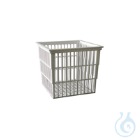 Test tube basket, polypropylene, 140x120x110mm