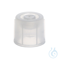 Doppelpositionsverschlüsse für Probenröhrchen, für Röhrchen mit Ø 17 mm Aus Polyethylen, farblos....