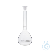 Messkolben, Klasse A, 10 ml, NS 10/19, LBG 3.3, 2 St. Mit PE-Stopfen und aus Borosilikatglas LBG...