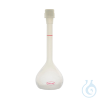 Messkolben, aus Plastik, mit Schraubverschluss, 250 ml, PP, 3 St. Aus Polypropylen....