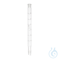Vigreux-Säule ohne Mantel, 360 mm, 29/32 Aus Borosilikatglas LBG 3.3. Ohne Mantel.