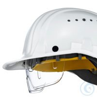 Baumeister 80-R 2490224051 gelb Größe 2 Schutzhelm mit Regenrinne, Drehverschluss und...