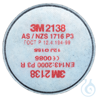 Partikelfilter P3 + Aktivkohle 2138 Partikelfilter P3 R, Schutz gegen feste...