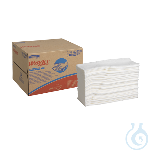 WypAll® X60 Genral Clean - BRAG™ Box / Weiß Lagen: 1 Größe: 41,80 cm x 28,30...