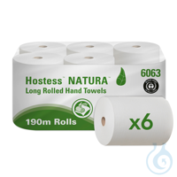 Hostess™ NATURA™ 100% Recycled Paper Towels 6063 - 1 Ply Rolled Paper Towels...