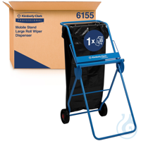 Kimberly-Clark Professional™ Mobile Stand Large Roll Wiper Dispenser 6155 -...