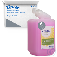 Kleenex® Everyday Use Hand Cleanser 6331 - Pink Hand Wash - 6 x 1 Litre Hand...
