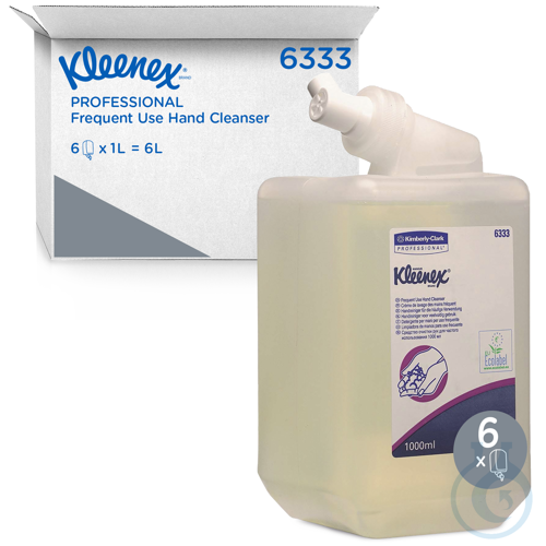 Kleenex® Sanfte Waschlotion - Kassette / Transparent /1 Ltr Durchmesser...