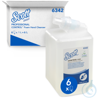 Scott® Control™ foam frequent use hand soap, designed to support high hygiene...