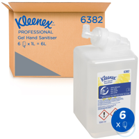 Kleenex&reg; Extra Gel H&auml;ndedesinfizieren - Kassette / Transparent /1 Ltr...