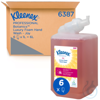 Kleenex® Botanics™ foam hand cleansers are designed to support hand hygiene...