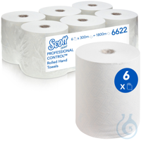Scott&reg; Control&trade; Handt&uuml;cher - Rolle / Wei&szlig; Lagen: 1 Gr&ouml;&szlig;e: 300,00 m x 19,80 cm...