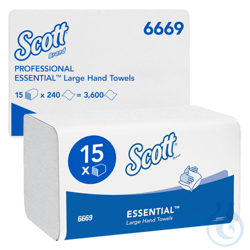 Scott® Control™ Handtücher - gefaltet / Weiß /Groß Lagen: 1 Größe: 31,80 cm x...