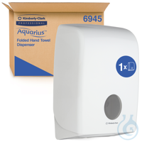 Aquarius™ Folded Hand Towel Dispenser 6945 - 1 x White Paper Towel Dispenser...