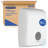 Aquarius™ Folded Hand Towel Dispenser 6945 - 1 x White Paper Towel Dispenser 