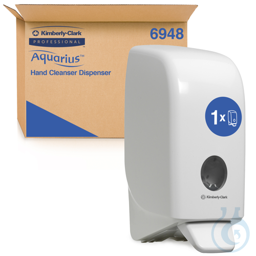 Aquarius™ Spender für Waschlotionen - Kassette / Weiß /1 Ltr Größe: 23,50 cm...
