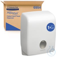 Aquarius™ C Fold Hand Towel Dispenser 6954 - 1 x White Paper Towel Dispenser...