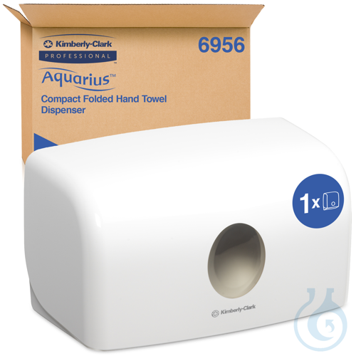 Aquarius™ Spender für gefaltete Handtücher - MultiFold / Weiß /Klein Größe:...