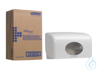 Aquarius™ Small Roll Double Toilet Roll Dispenser 6992 – 1 x White Toilet...