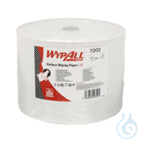 White, 1 ply, single use wiping paper. Perfect for light duty surface wiping in industrial and...