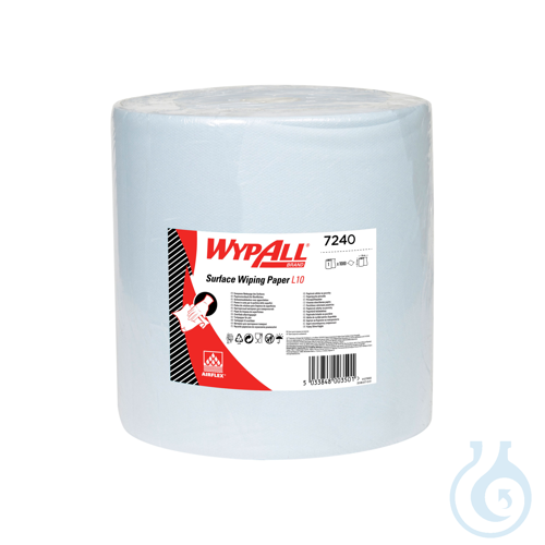 WypAll® L10 EXTRA General Clean - Großrolle / Blau Lagen: 1 Größe: 38,00 cm x...