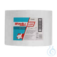 WYPALL® L20 Extra Wischtücher 38x23,5 cm AIRFLEX, 2 Lagen, weiß Großrolle à...