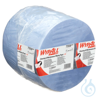 WypAll® L30 Ultra Wischtücher 38x34 cm LCD, blau, Rolle à 1000 Tücher WypAll®...
