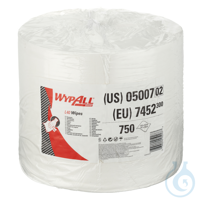 WypAll® L40 Large Roll Wipers 7452 - 1 roll x 750 white, 1 ply sheets The...