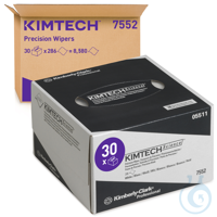 Kimtech® Science Precision Wipes, 30 dispenser boxes x 286 white, small 1 ply...