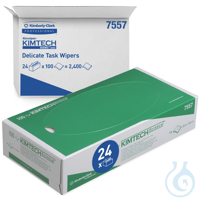 Kimtech® Science Precision Wipes, 24 cartons x 100 white 2 ply sheets = 2400...