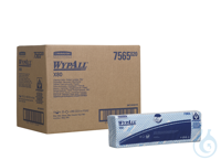 WYPALL® X80 Wischtücher 35x42 cm interfold, 4-Farbsystem, geprägt, blau VE=10...