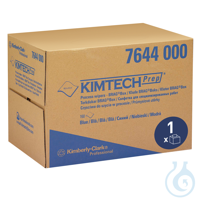 KIMTECH® Prep* Prozesswischtücher interfolt, geprägt, blau, 85g/m² 30,5 x...